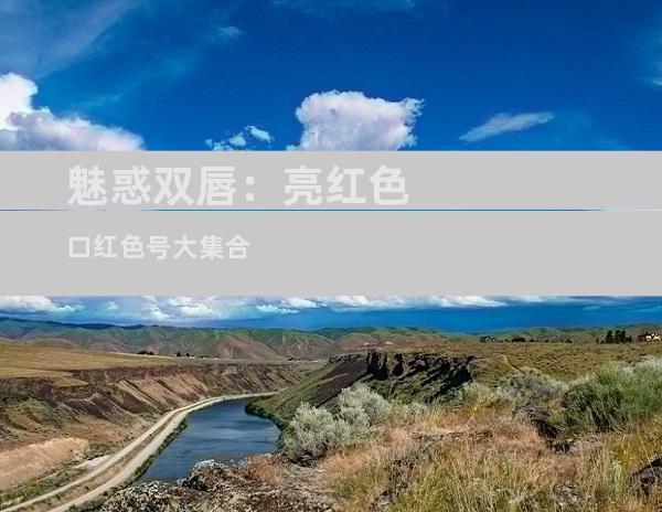魅惑双唇：亮红色口红色号大集合
